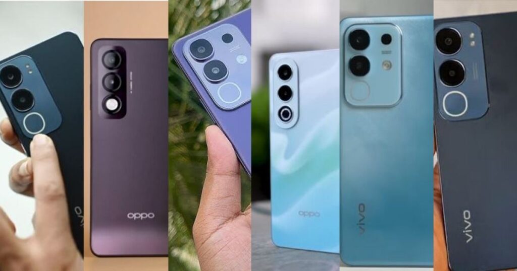 "Vivo T4x 5G Vs Oppo K13x 5G Vs Vivo Y29 5G: जानें किसमें है दमदार कैमरा, बैटरी और डिस्प्ले"